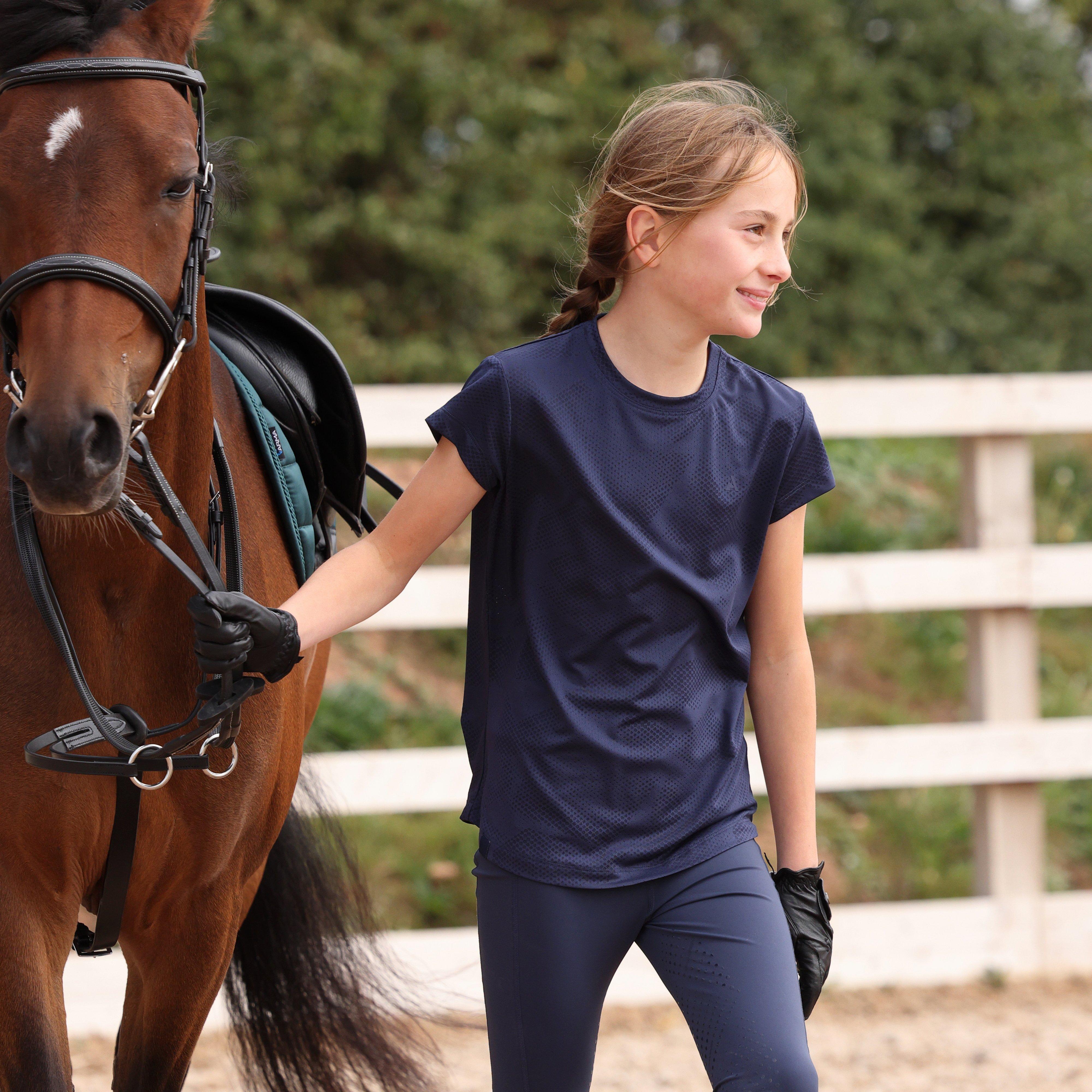 Young Rider React Tech T-Shirt Midnight