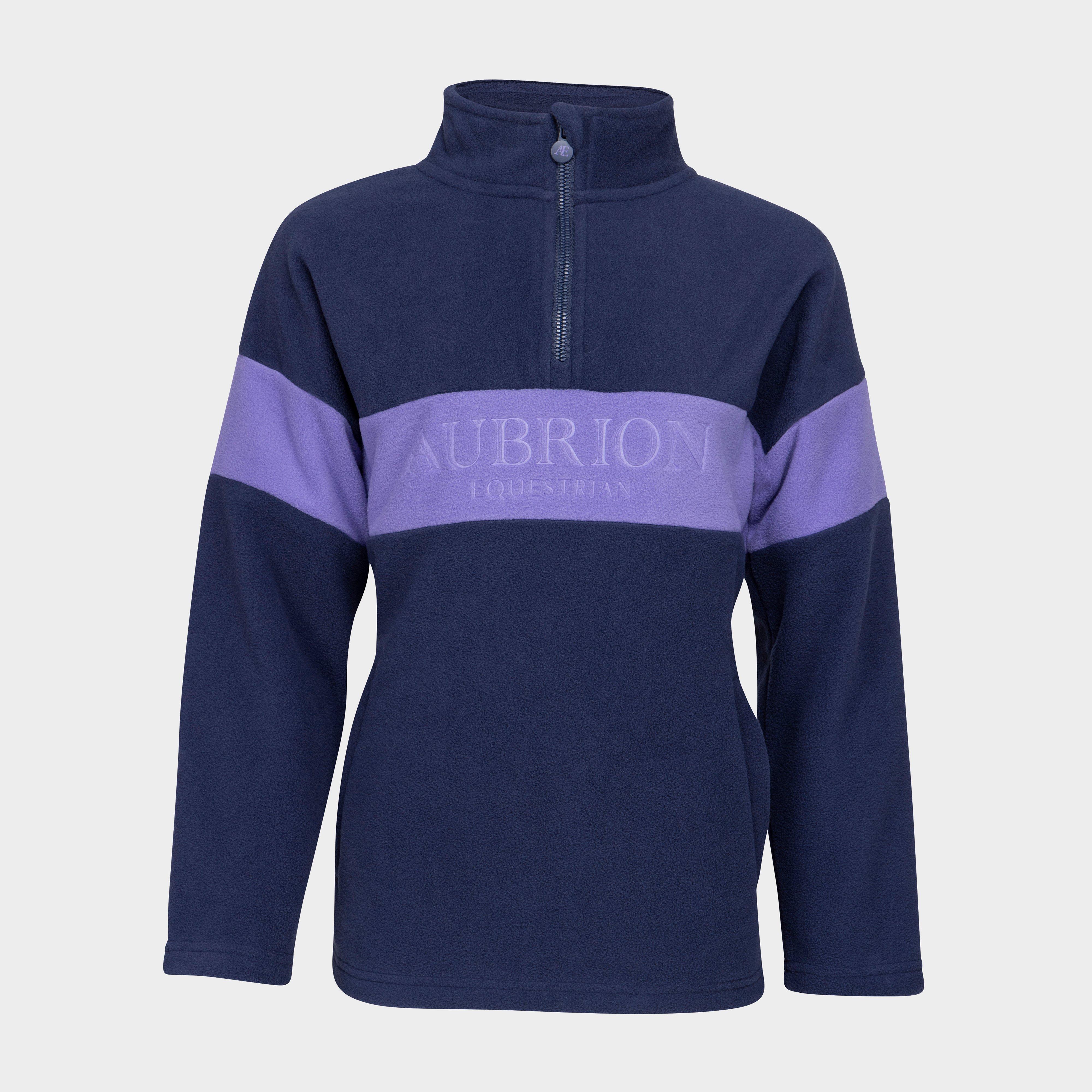 Young Rider Equestrian Quarter Zip Fleece Midnight