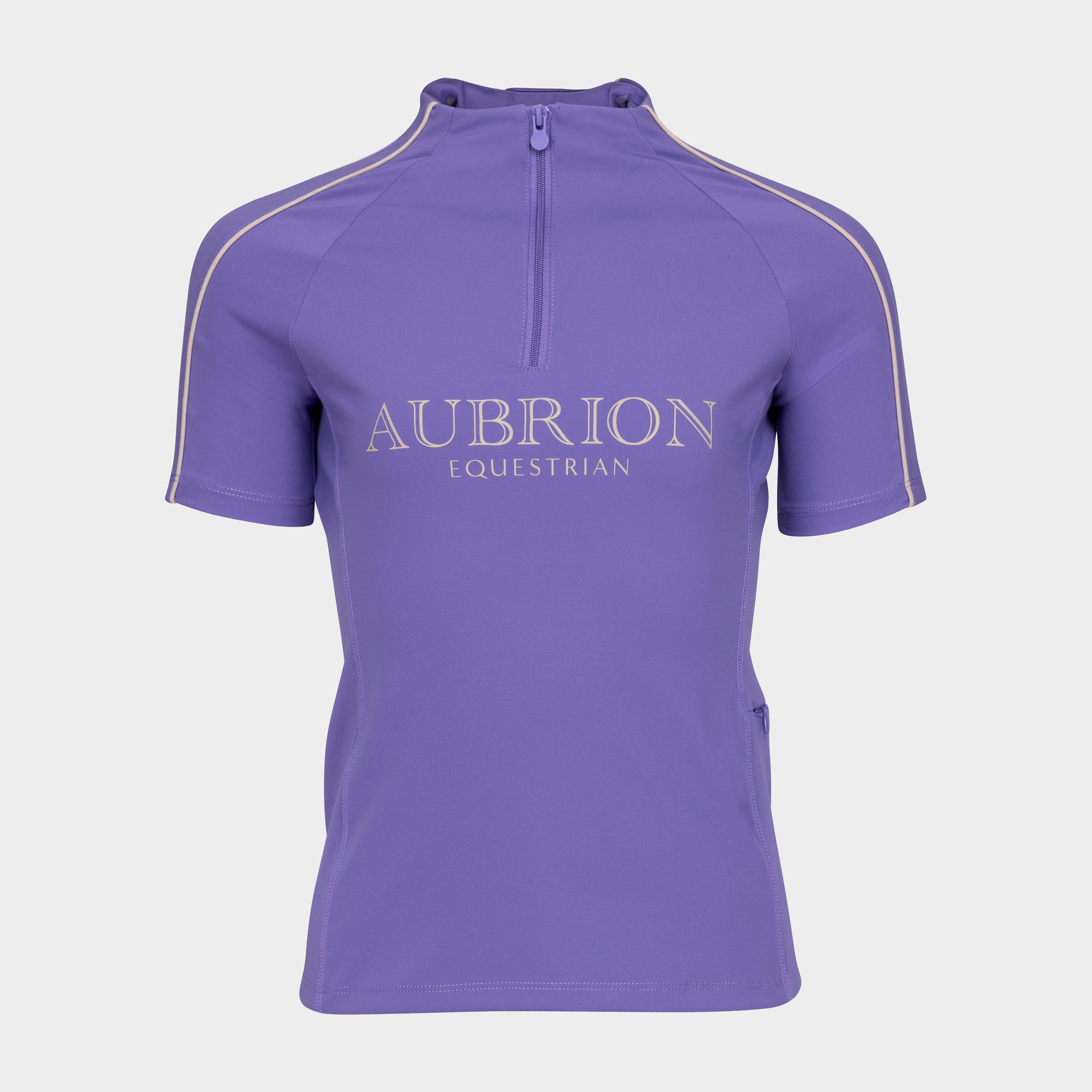 Young Rider Equestrian Short Sleeve Base Layer Heather