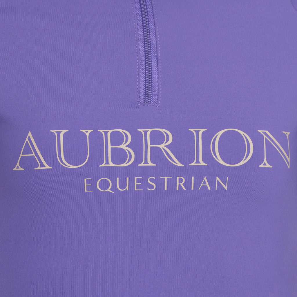 Young Rider Equestrian Short Sleeve Base Layer Heather