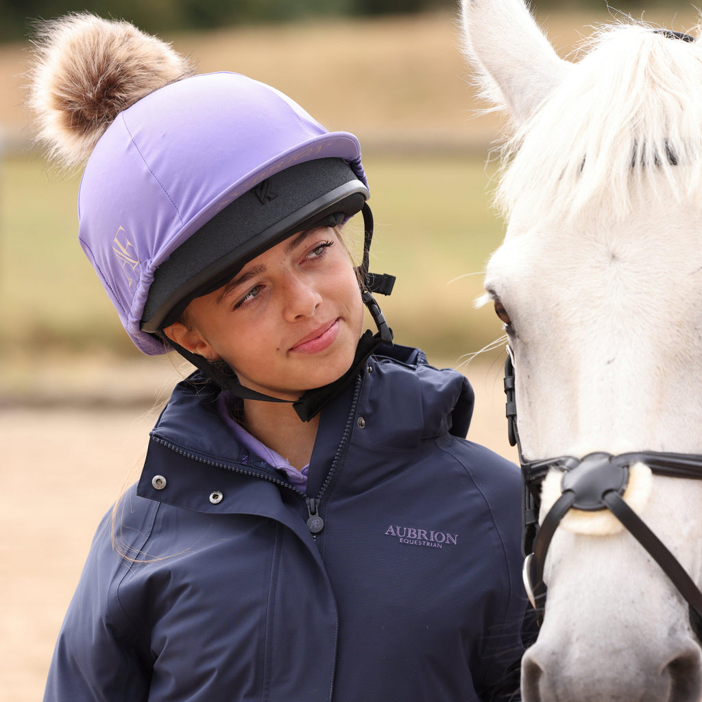 Equestrian Hat Silk Heather