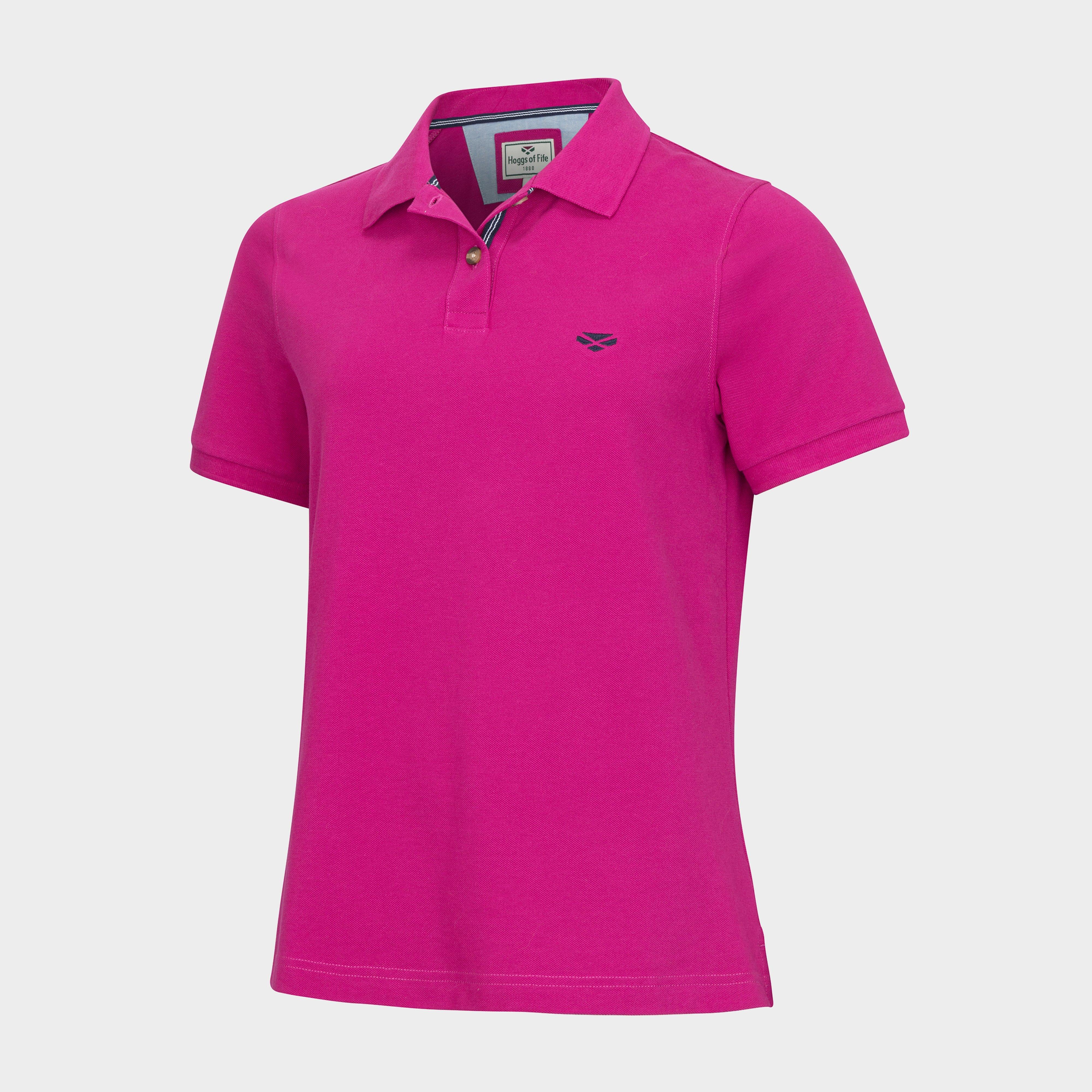 Women’s Cora Pique Polo Shirt Berry Pink