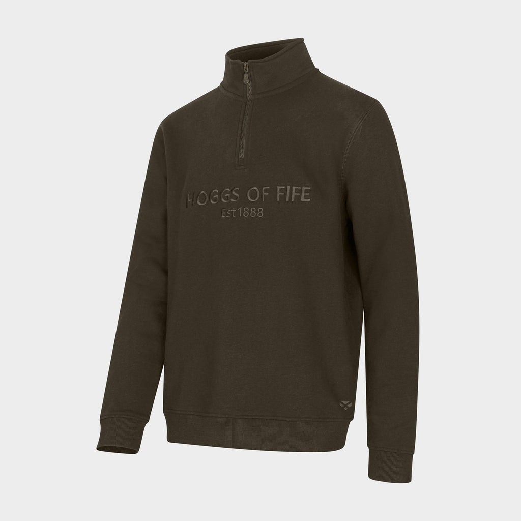 Men’s Galloway 1888 1/4 Zip Sweatshirt Forest Green