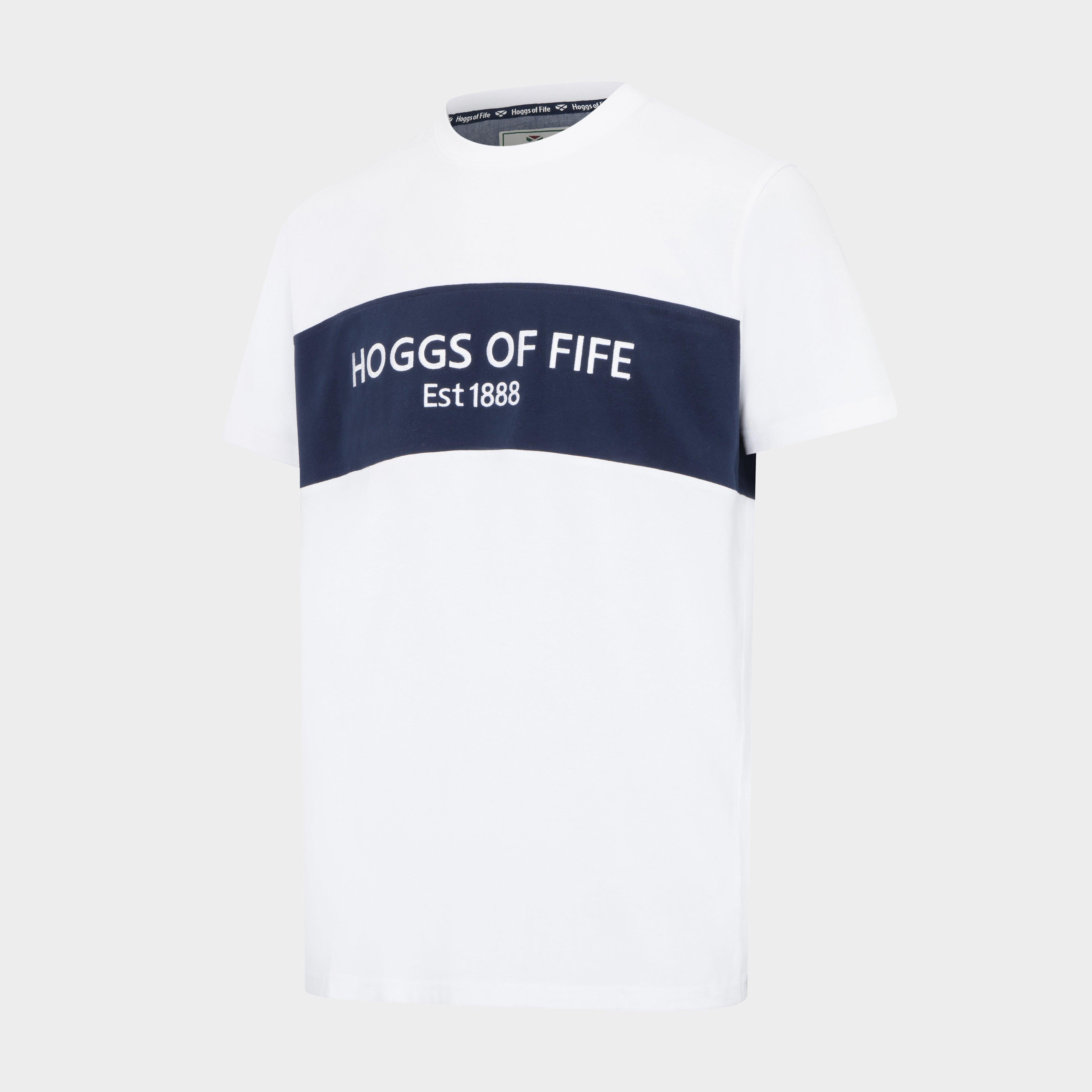 Men’s Dalbeattie Colour Block T-Shirt White/Navy/White