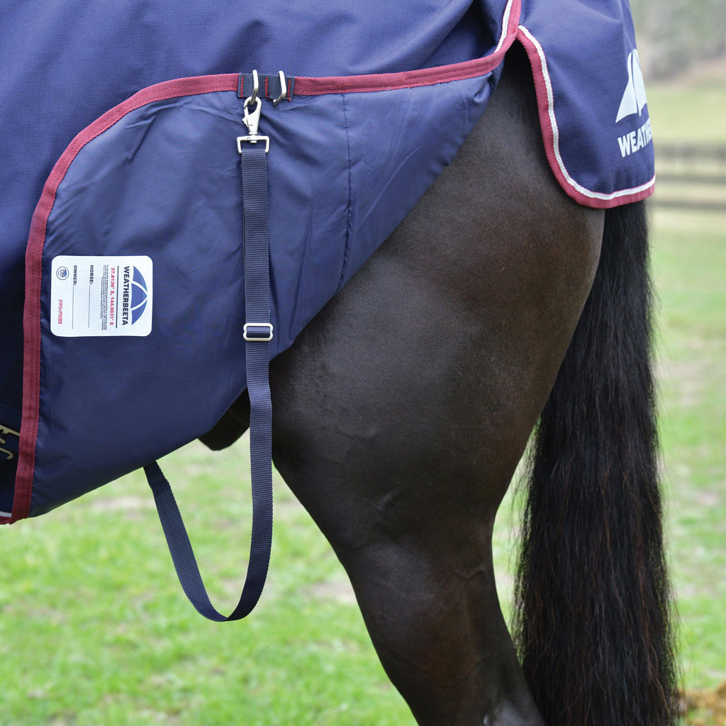 ComFiTec Essential 0G Standard Neck Turnout Rug Navy