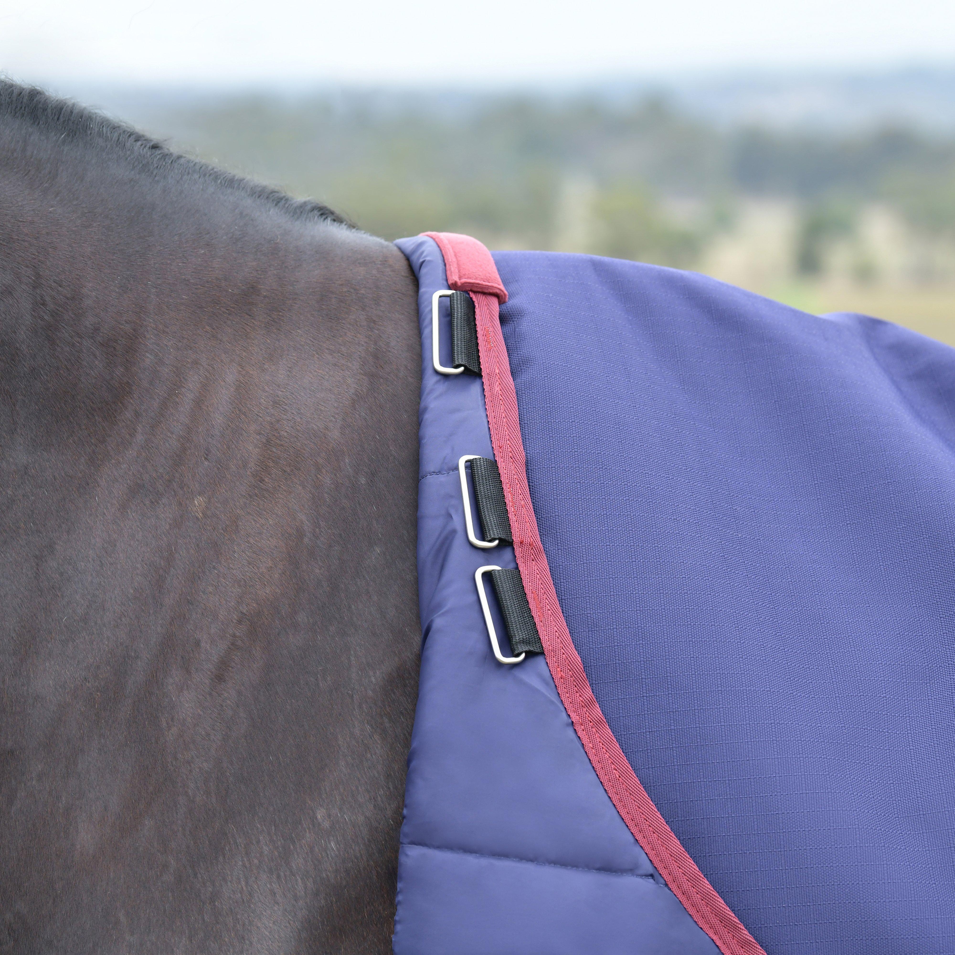 ComFiTec Essential 0G Standard Neck Turnout Rug Navy