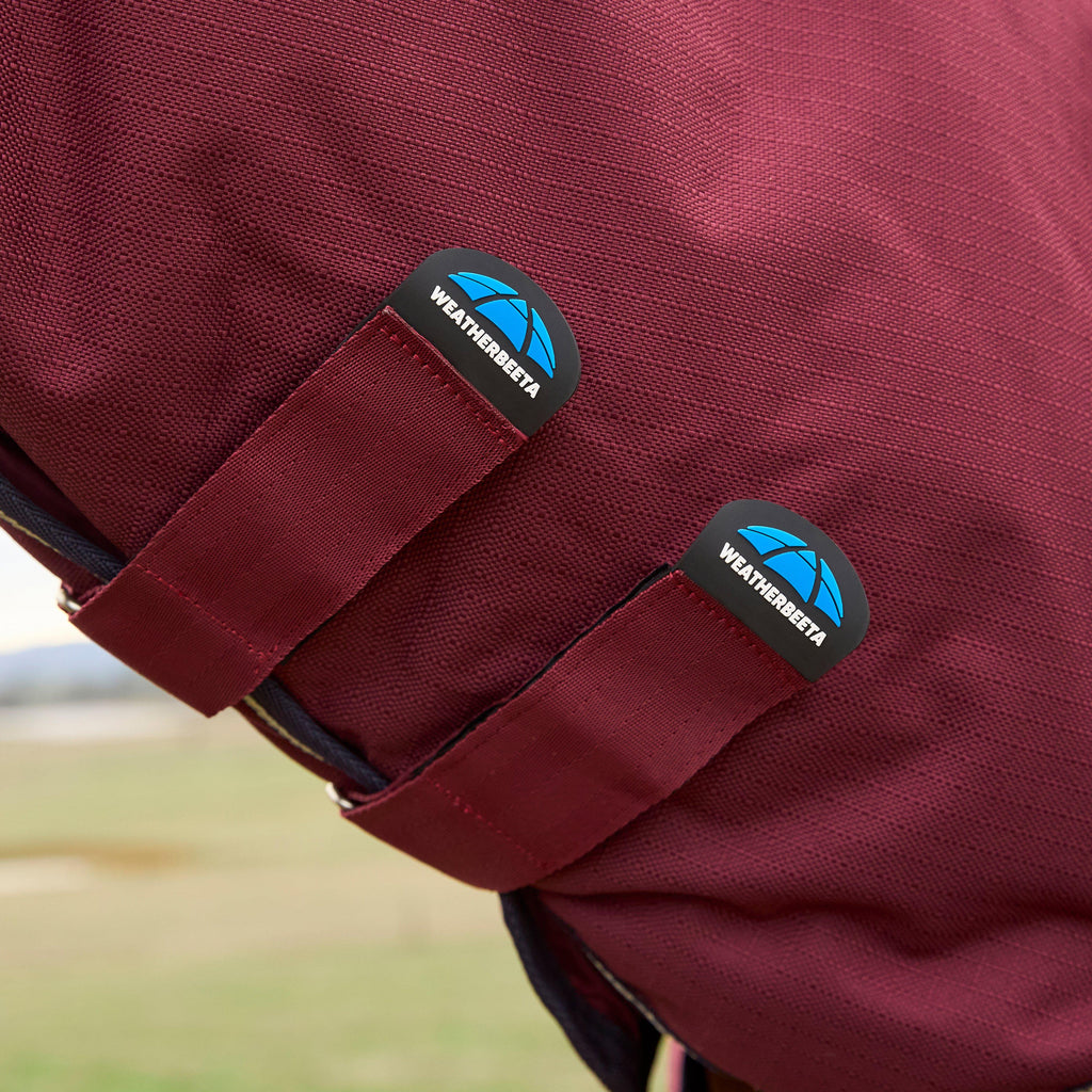 ComFiTec Prelim 0G Combo Neck Turnout Rug Burgundy