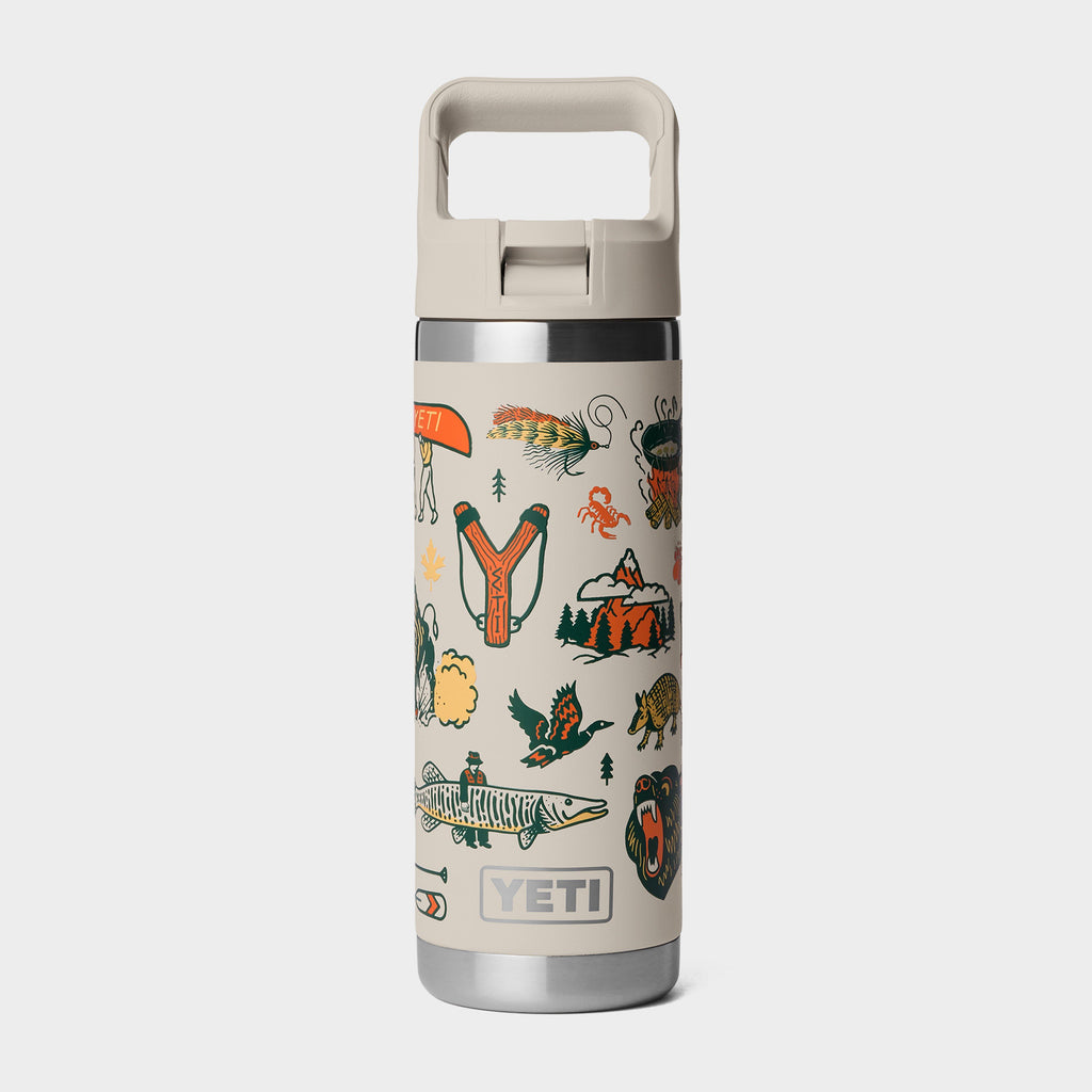 Rambler 18 oz Bottle With Straw Cap