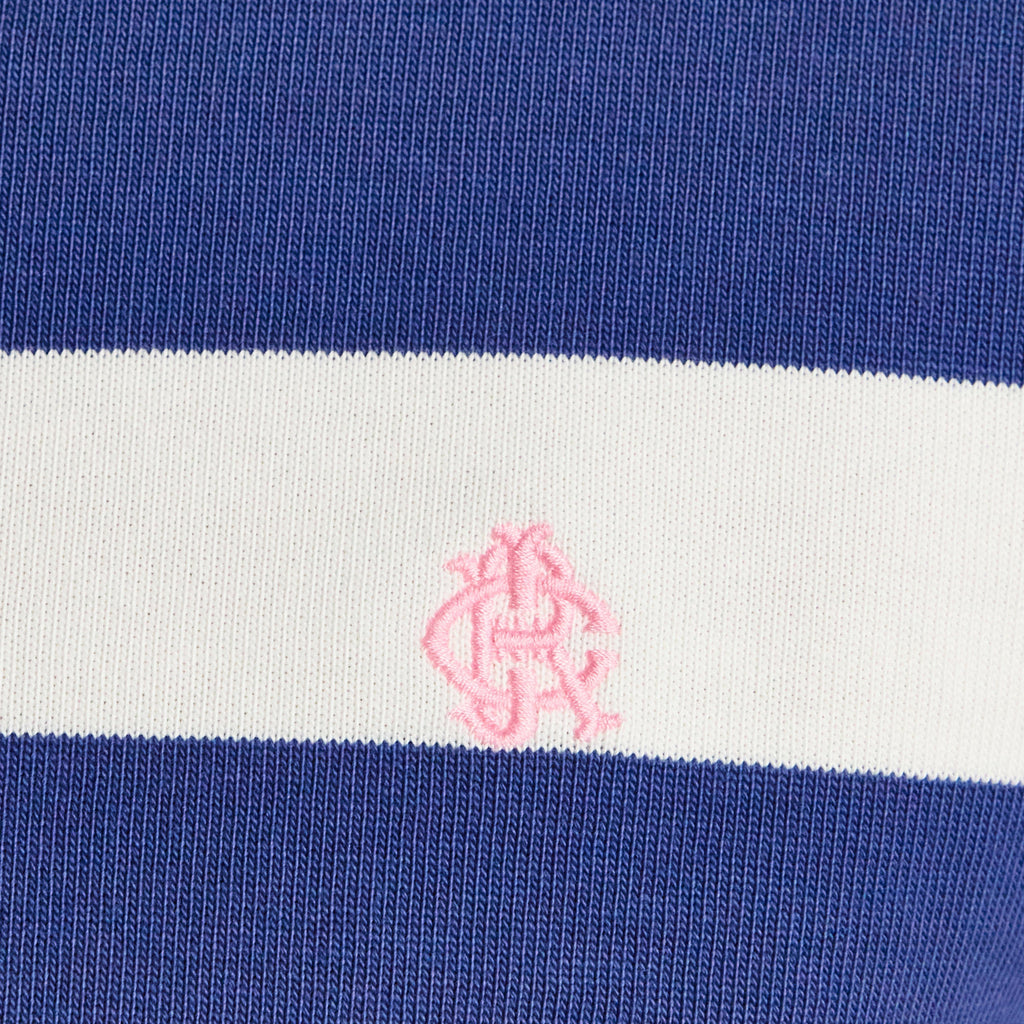 Men's Striped Long Sleeve Rugby Shirt