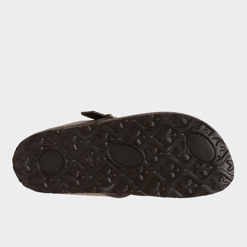 Women’s Soleil Black Buckle Flip Flop