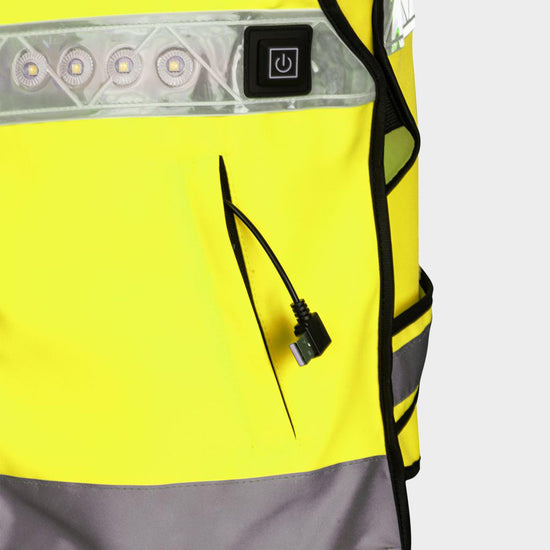 Adults Yellow Hi Vis Reflective Vest