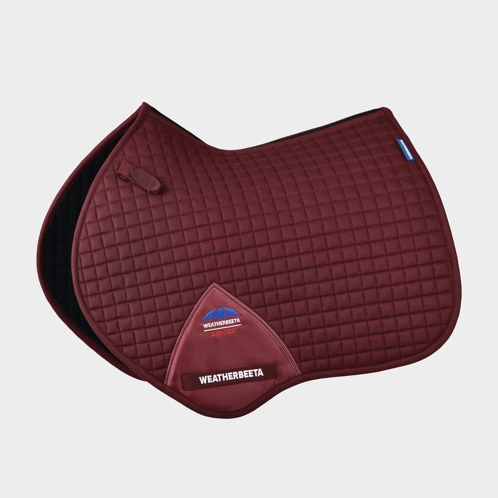Prime Jump Saddle Pad Burgundy