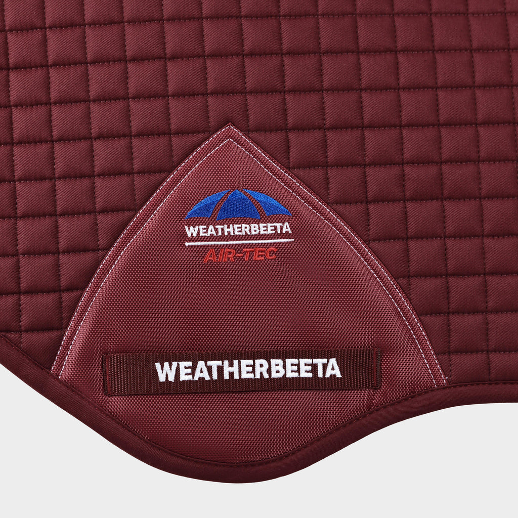 Prime Jump Saddle Pad Burgundy