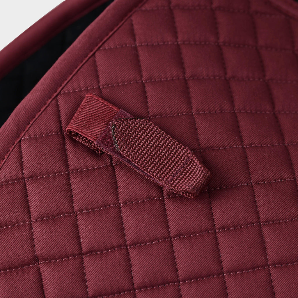 Prime Jump Saddle Pad Burgundy