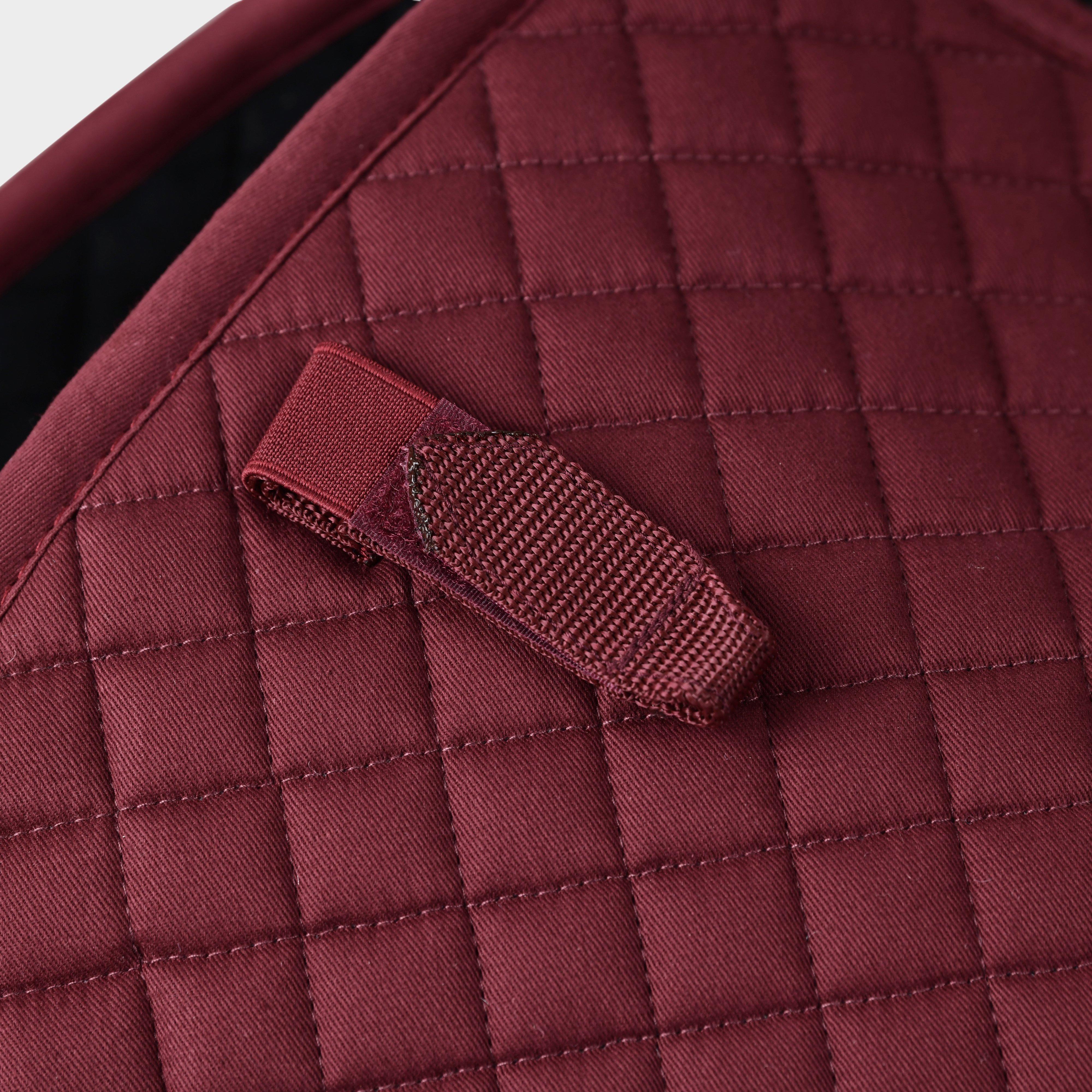 Prime Jump Saddle Pad Burgundy
