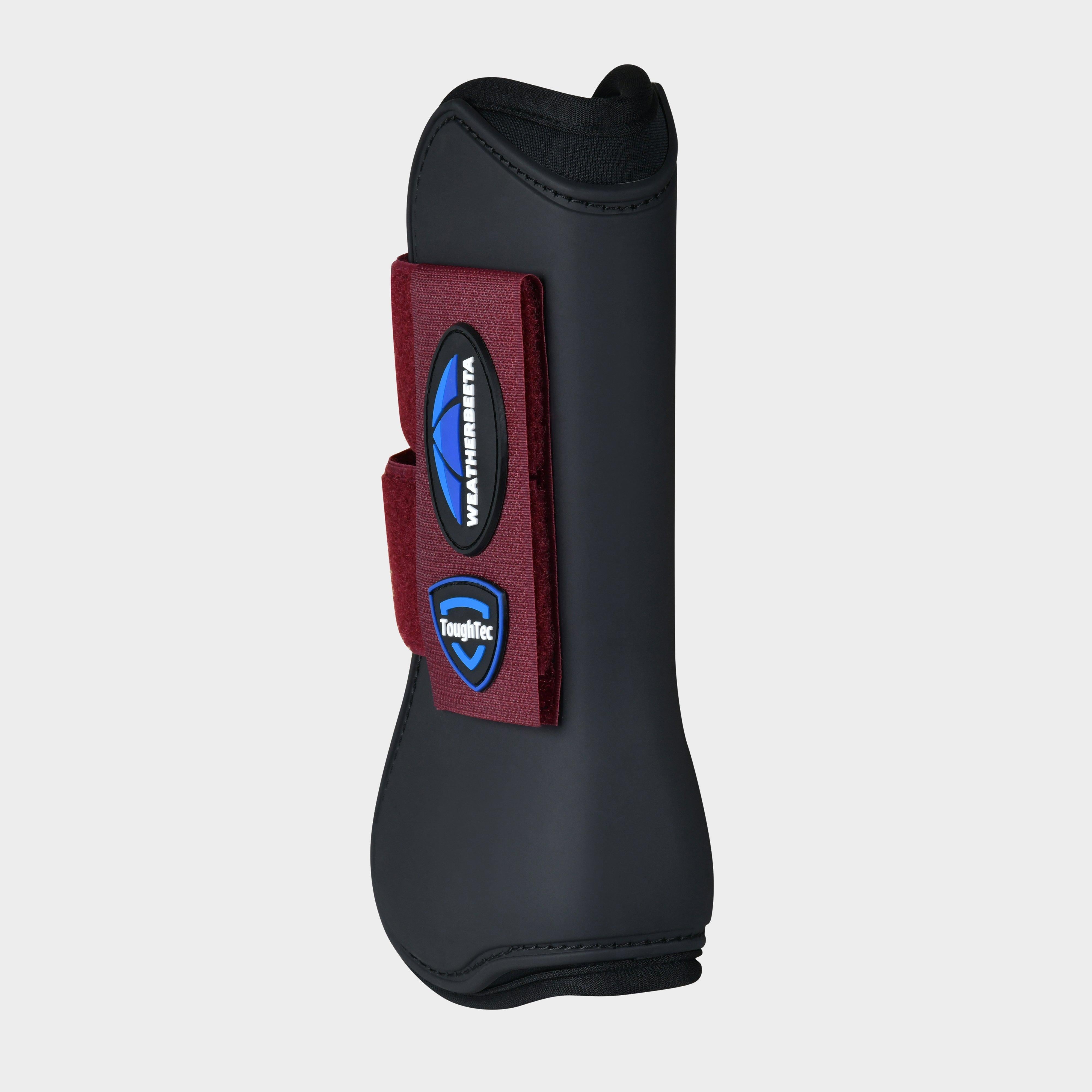 Tough-Tec Prime Open Front Boots Black/Burgundy