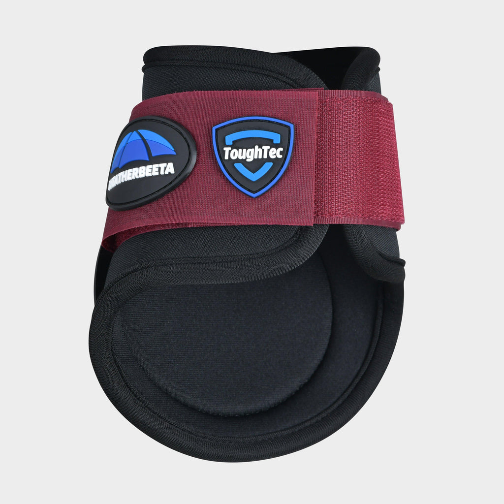 Tough-Tec Prime Fetlock Boots Black/Burgundy