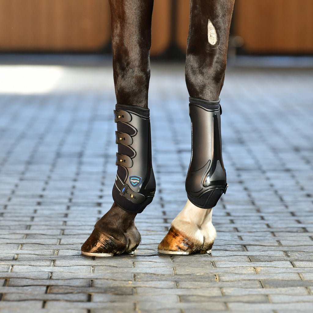 Tough-Tec Hard Shell Dressage Boots Black