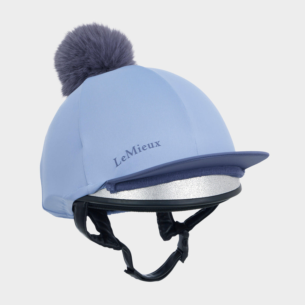 Pom Hat Silk Powder Blue