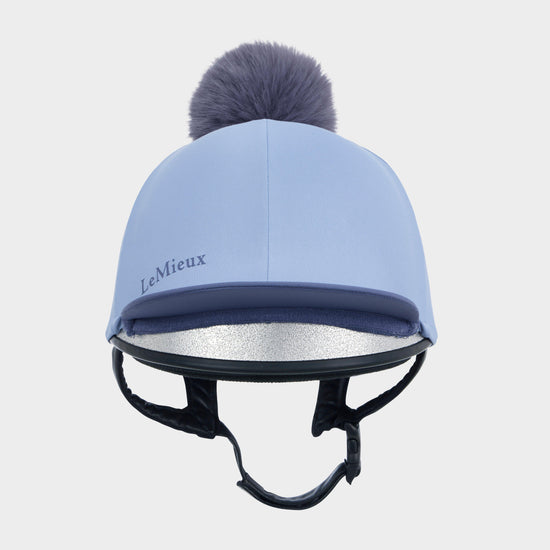 Pom Hat Silk Powder Blue