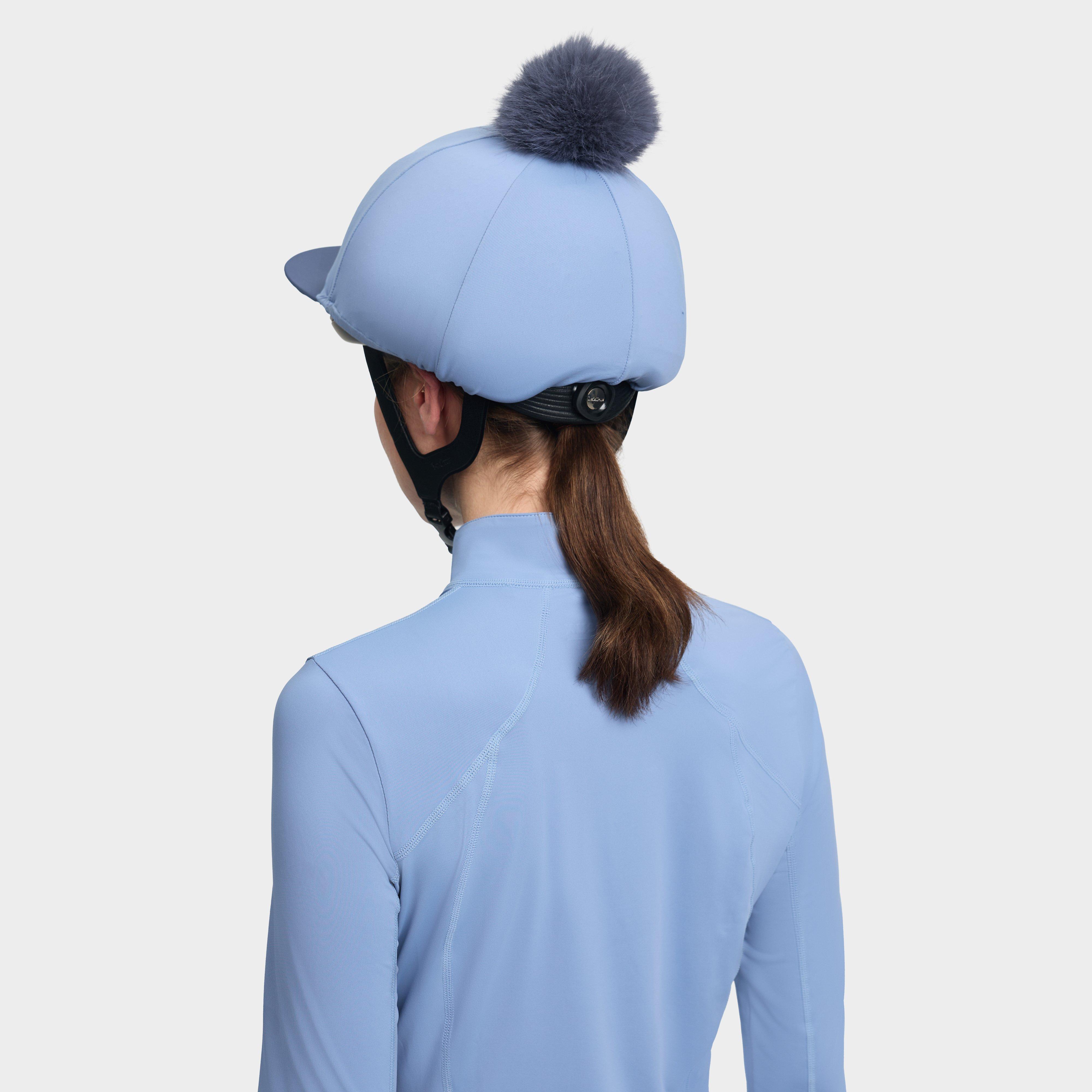 Pom Hat Silk Powder Blue