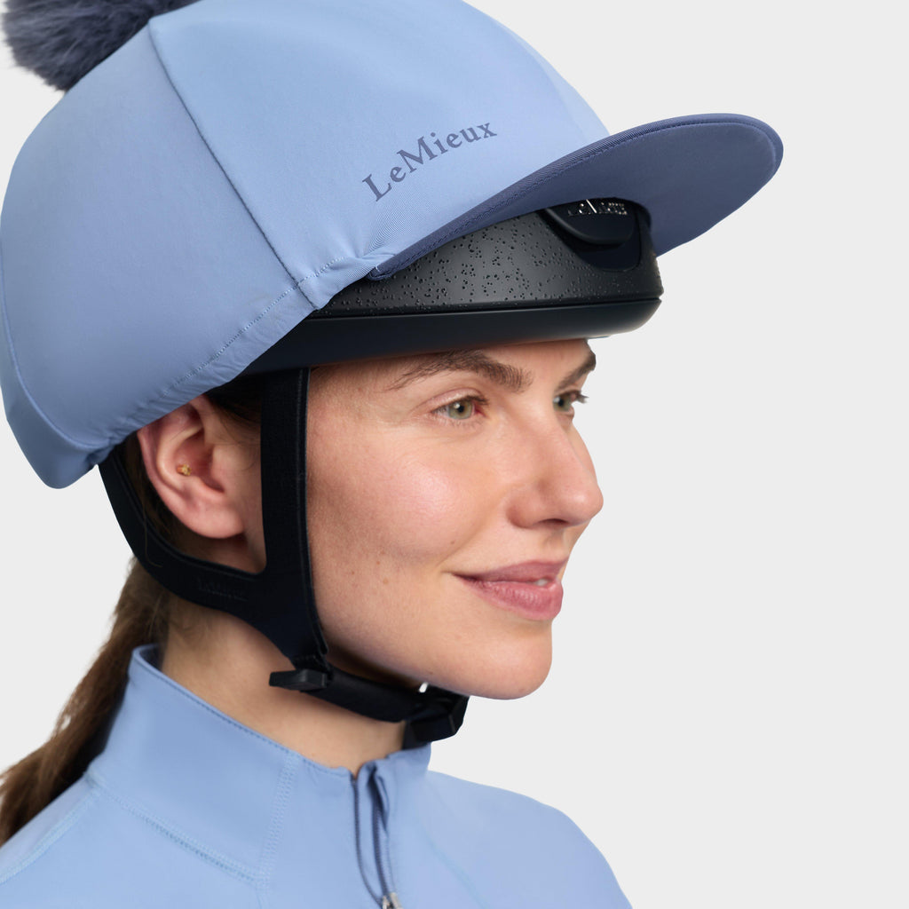 Pom Hat Silk Powder Blue