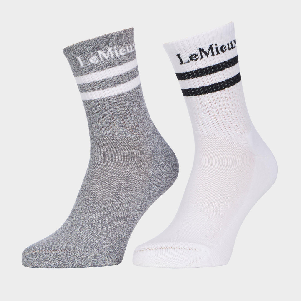 Crew Socks 2 Pack White