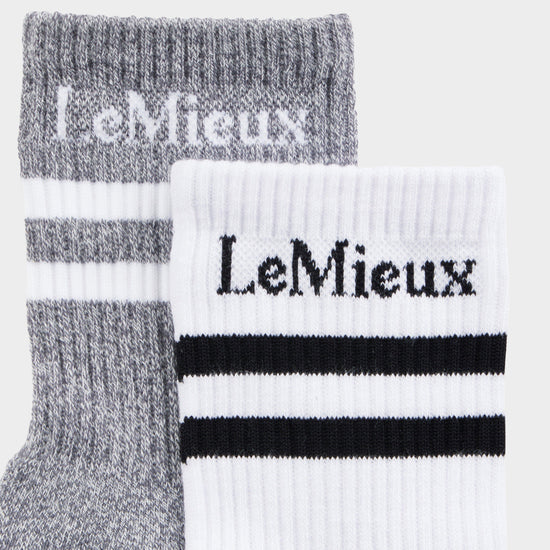 Crew Socks 2 Pack White