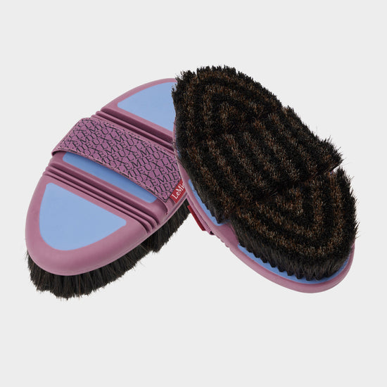 Flexi Horse Hair Body Brush Powder Blue