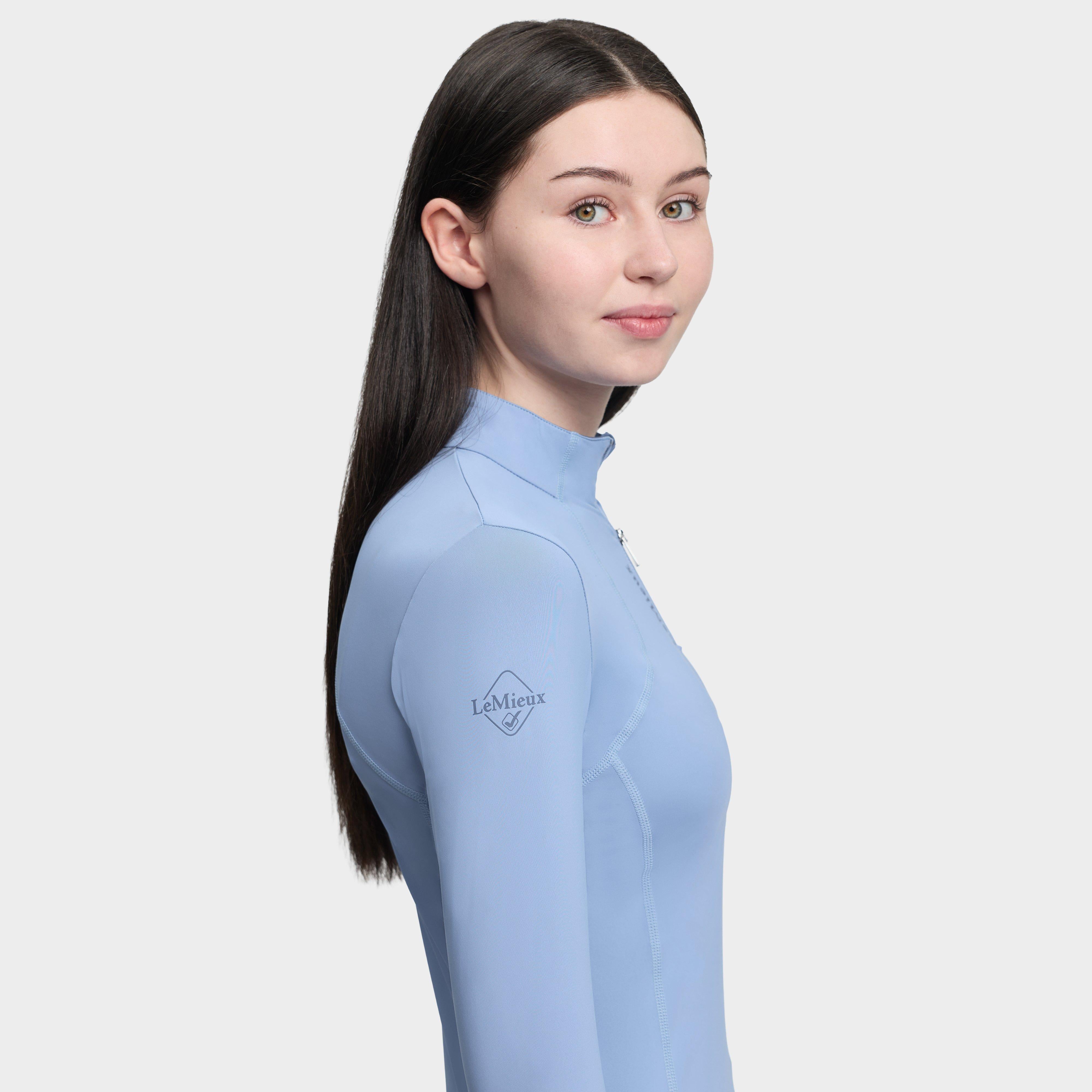 Young Rider Classique Long Sleeve Base Layer Powder Blue