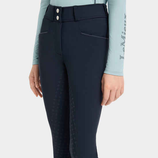 Young Rider Izzy Full Seat Breeches Navy