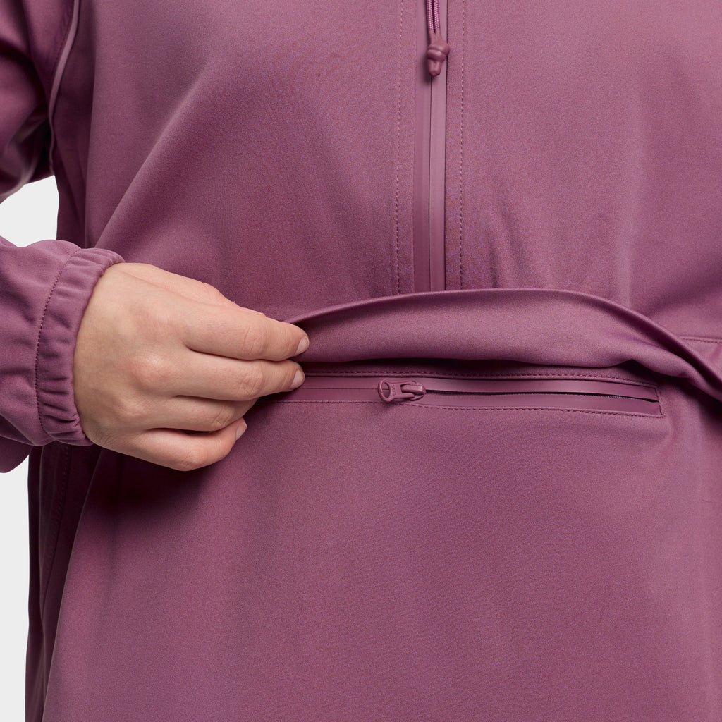 Young Rider Half Zip Waterproof Jacket Mallow