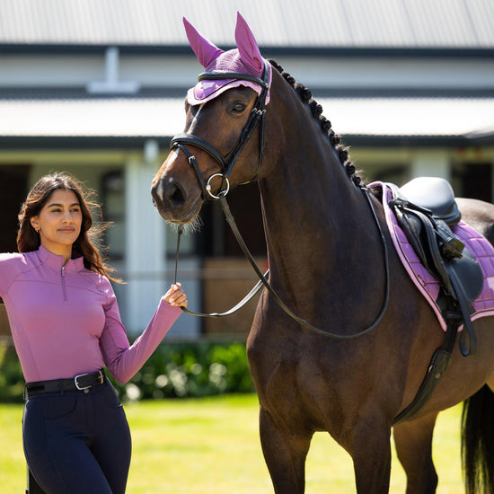 Loire Close Contact Saddle Pad Mallow