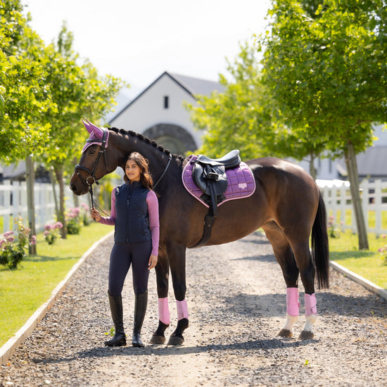 Loire Close Contact Saddle Pad Mallow