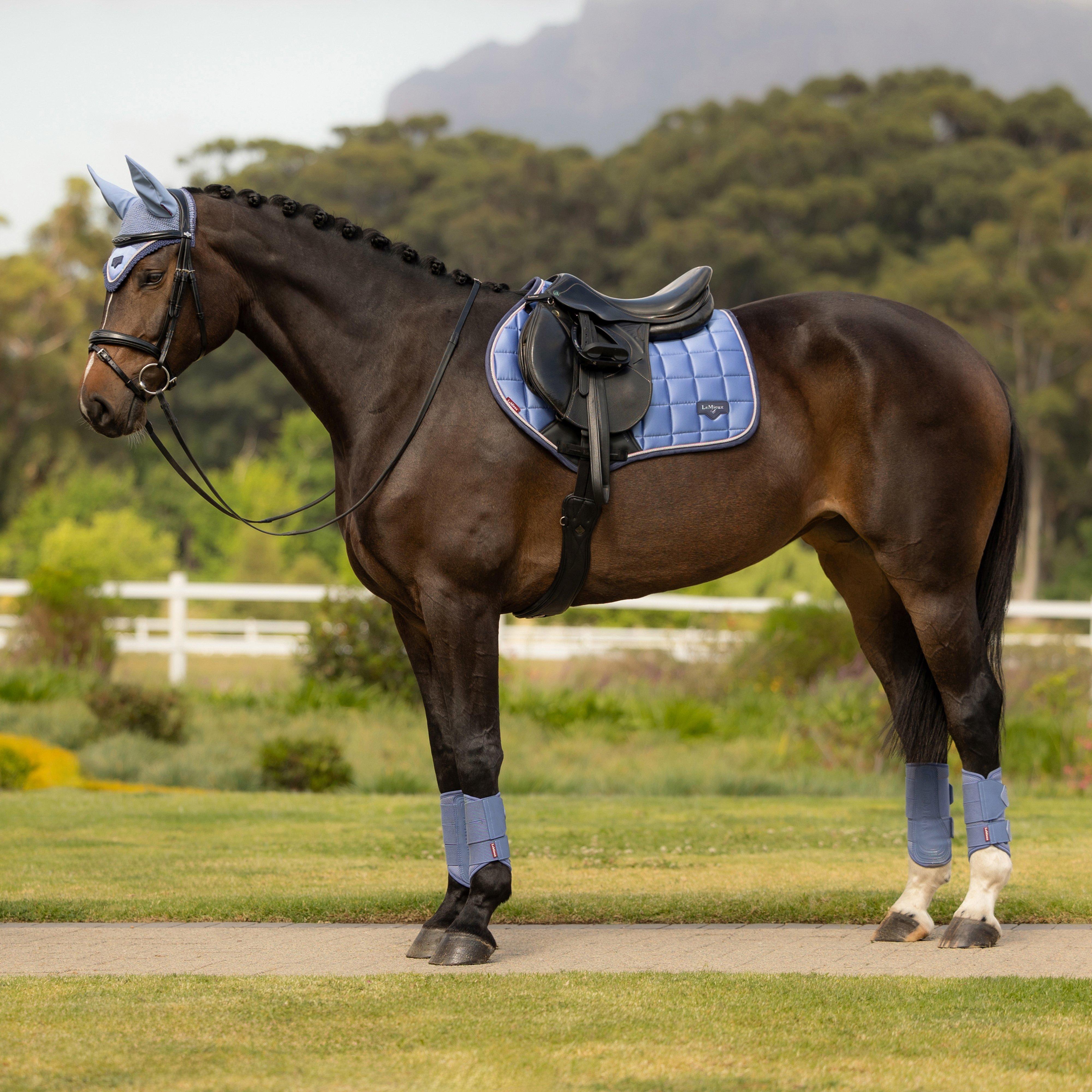 Loire Close Contact Saddle Pad Powder Blue