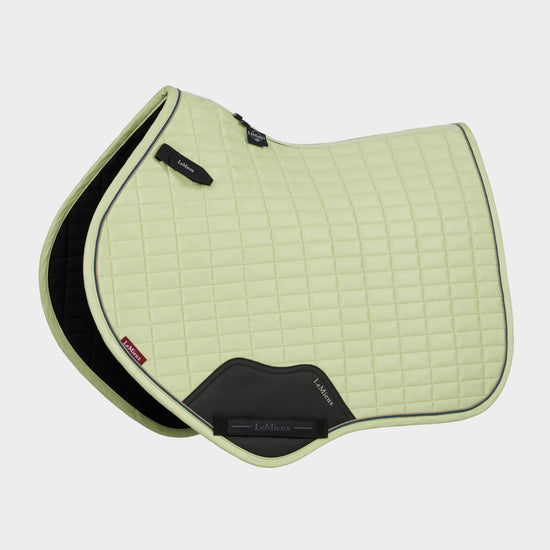 Suede Close Contact Saddle Pad Macaron