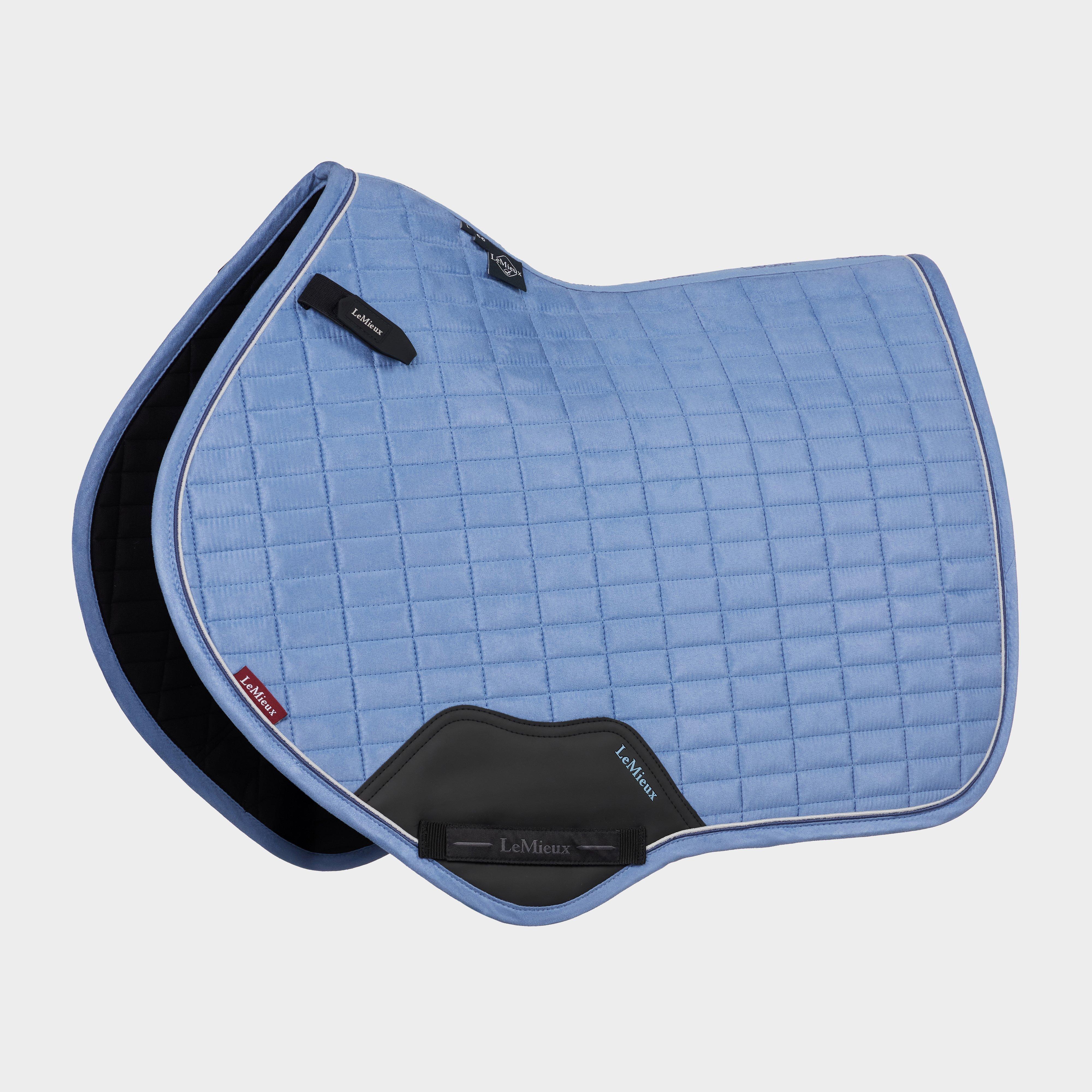 Suede Close Contact Saddle Pad Powder Blue