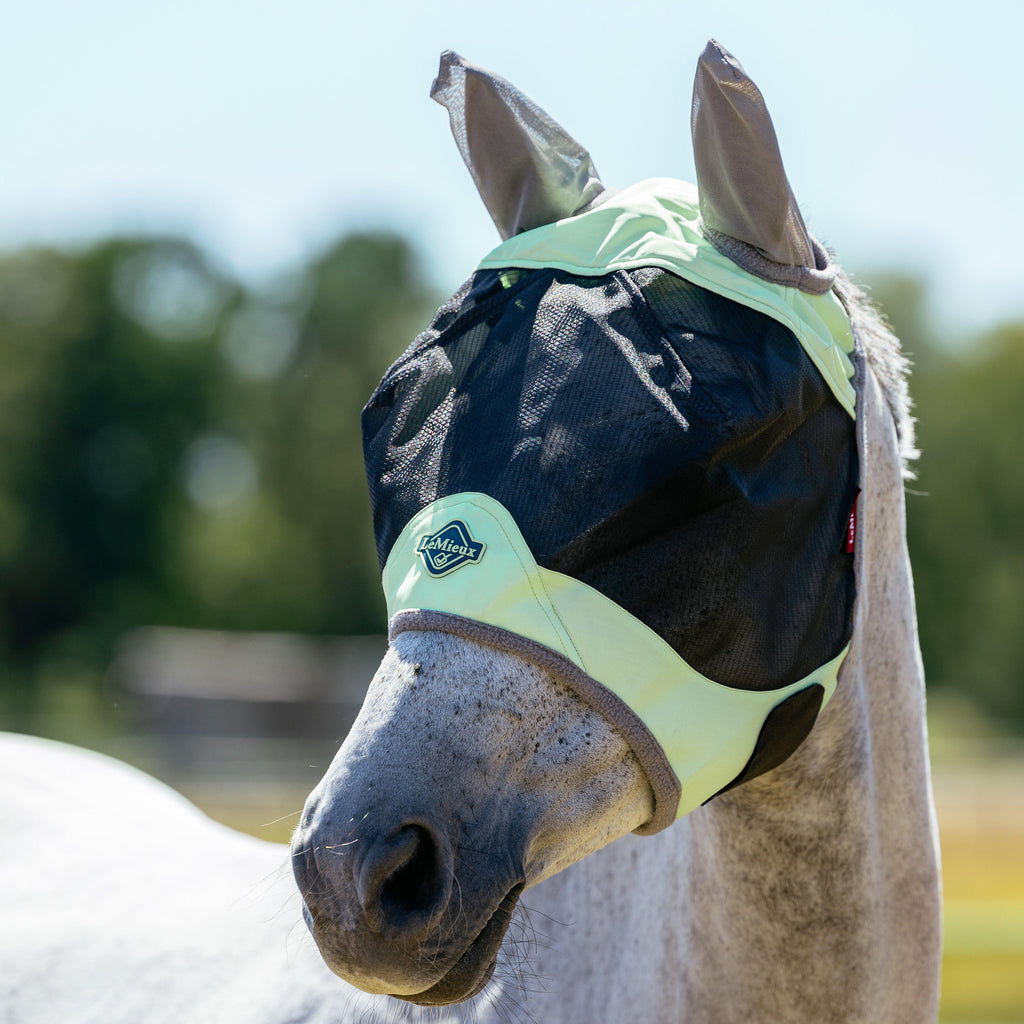 Visor-Tek Half Fly Mask Macaron