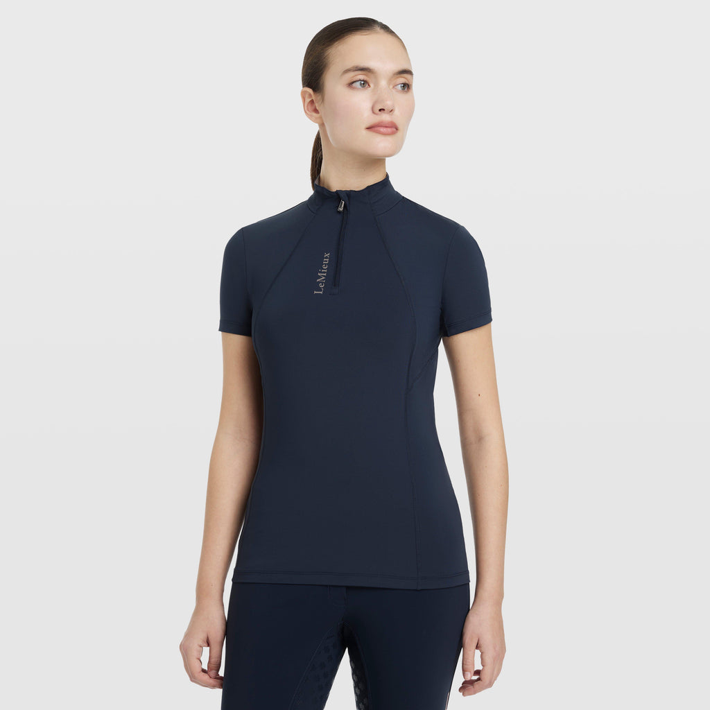 Women's Short Sleeve Base Layer Navy