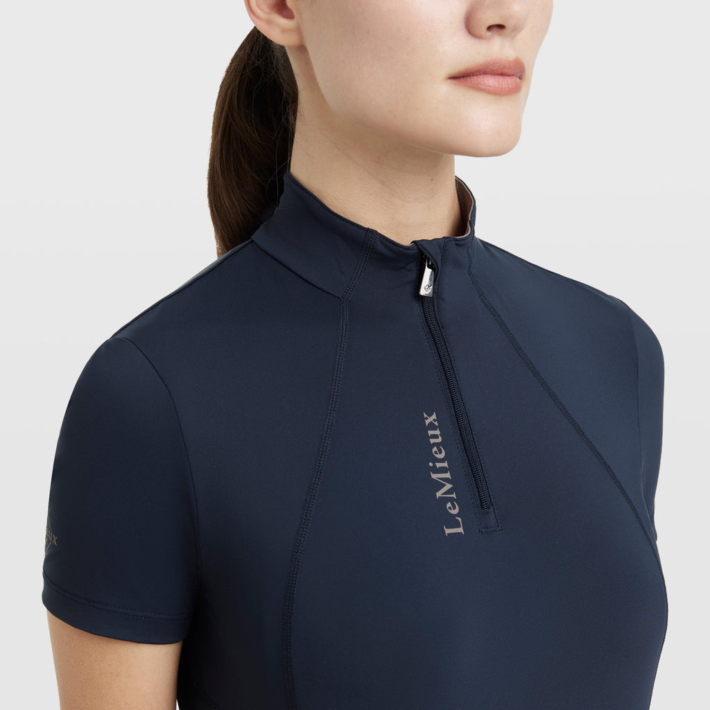 Women's Short Sleeve Base Layer Navy