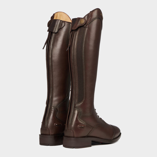 Womens Field Riding Boots Short Brown
