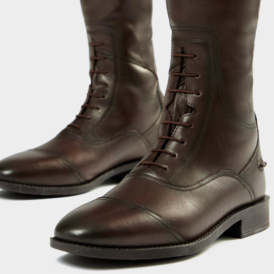 Womens Field Riding Boots Short Brown