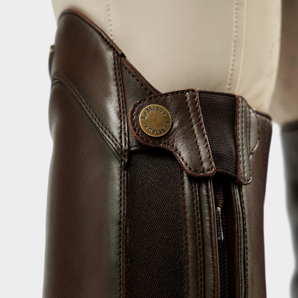 Womens Field Riding Boots Short Brown