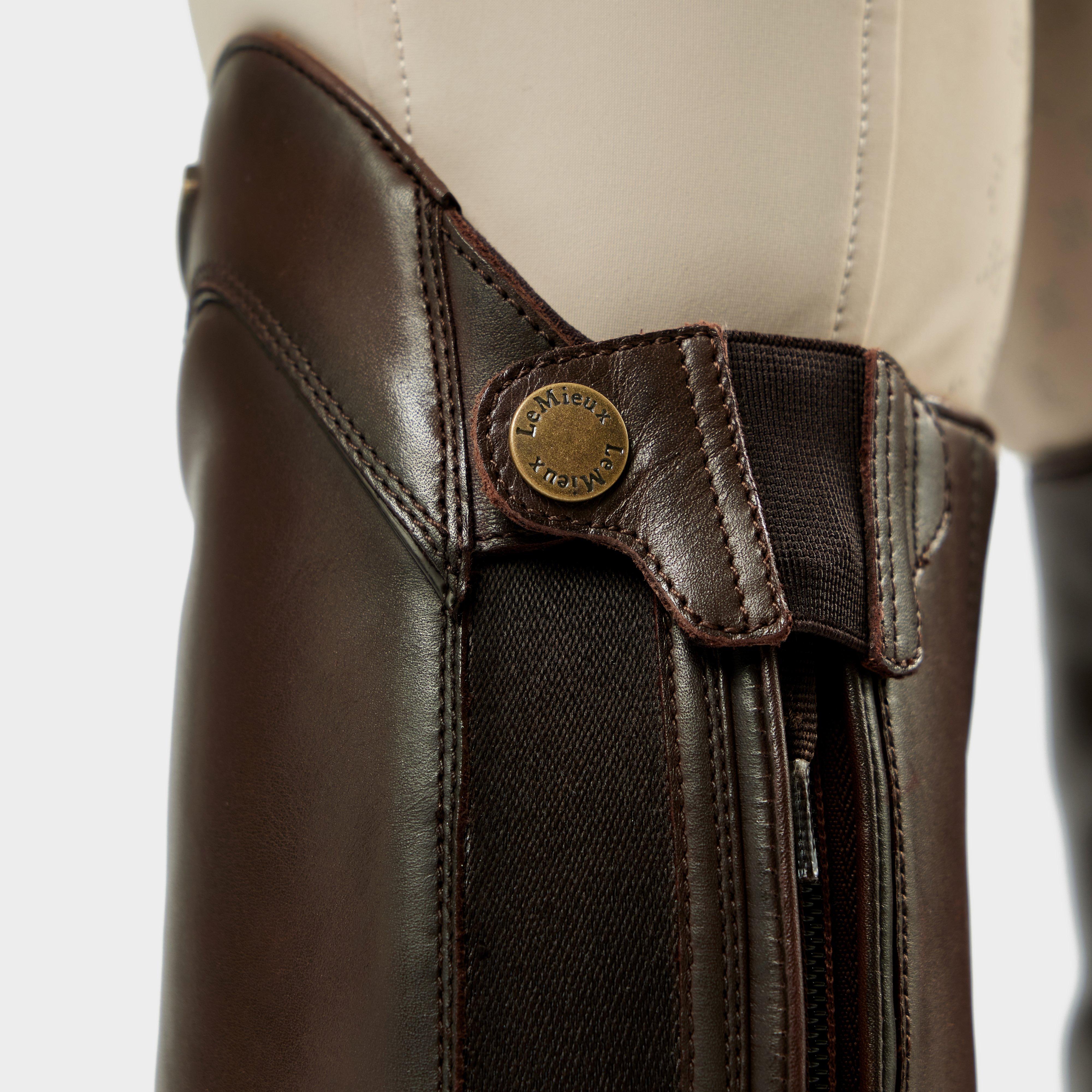 Womens Field Riding Boots Short Brown