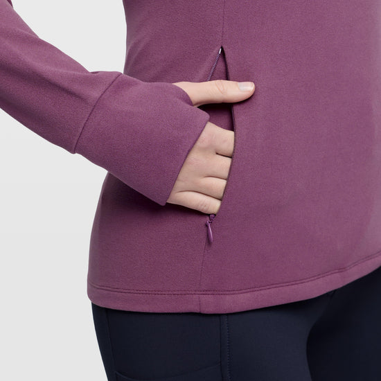 Women's Frances Quarter Zip Fleece Mallow