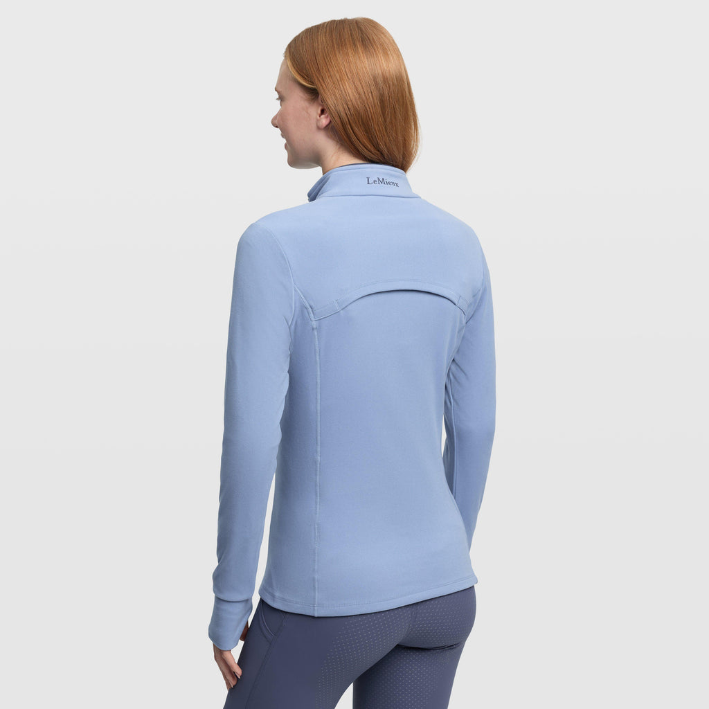 Women's Frances Quarter Zip Fleece Powder Blue