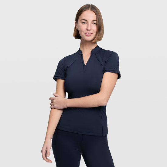 Women's Lisa Mesh Short Sleeve Base Layer Navy
