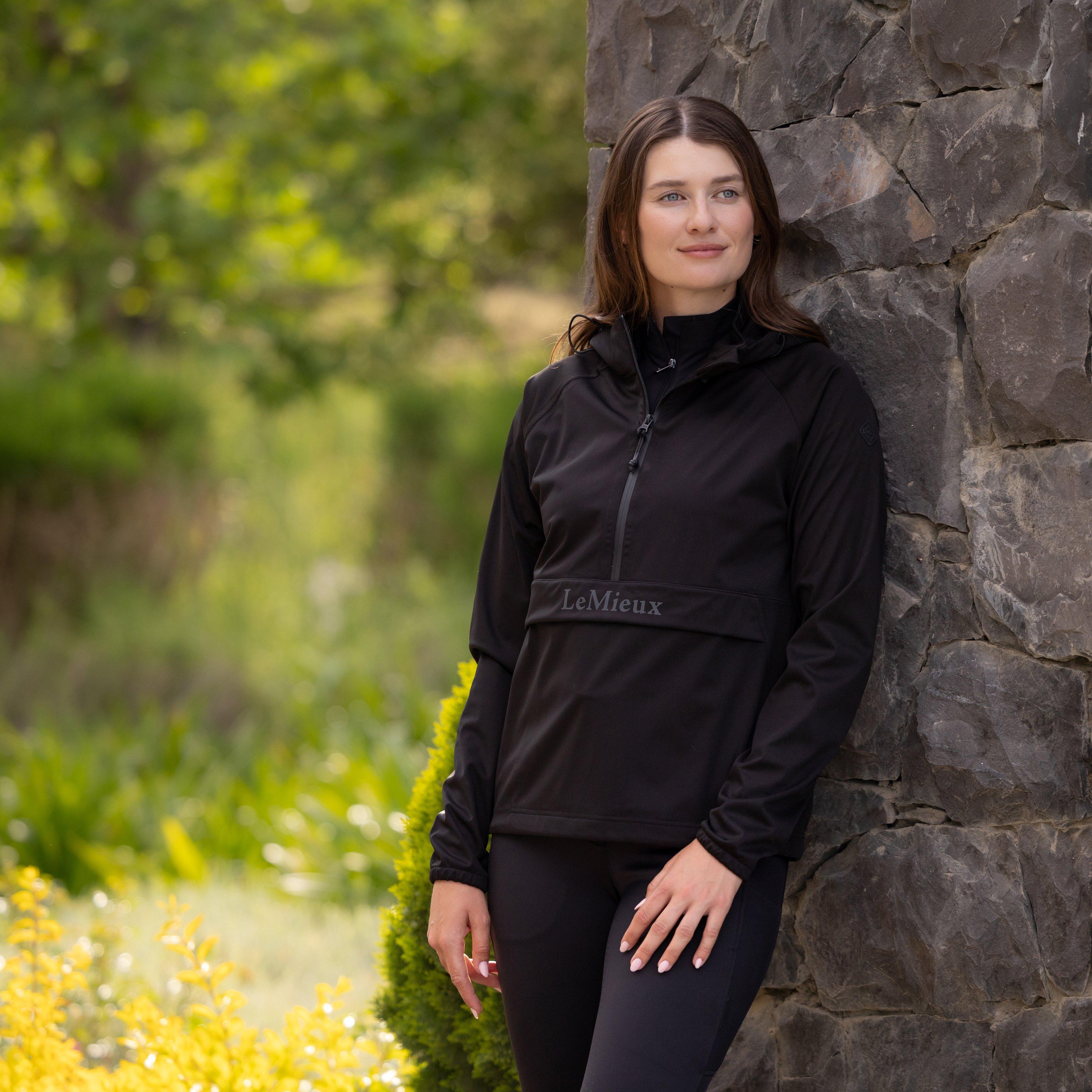 Women's Perri Half Zip Waterproof Jacket Black