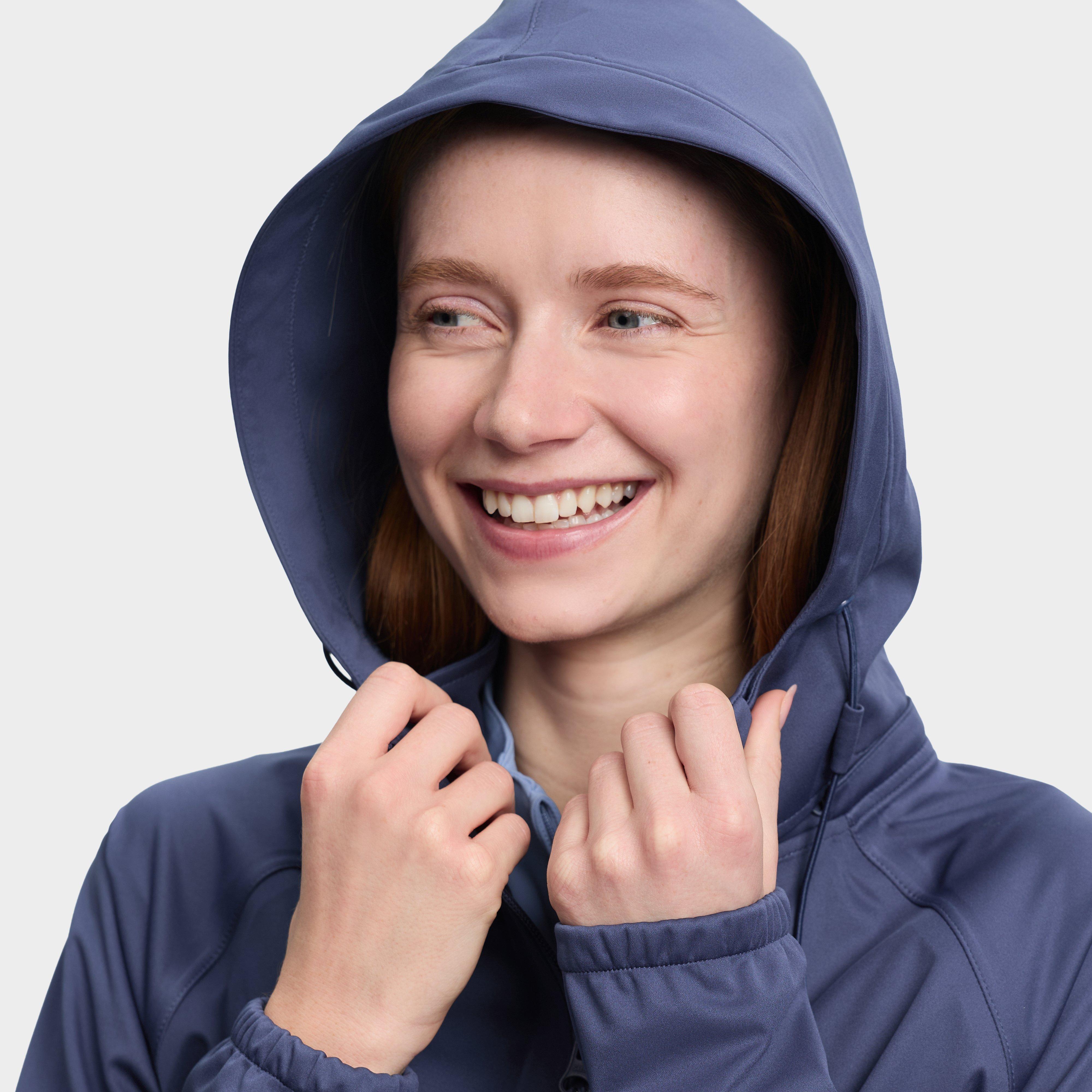 Women's Perri Half Zip Waterproof Jacket Shadow