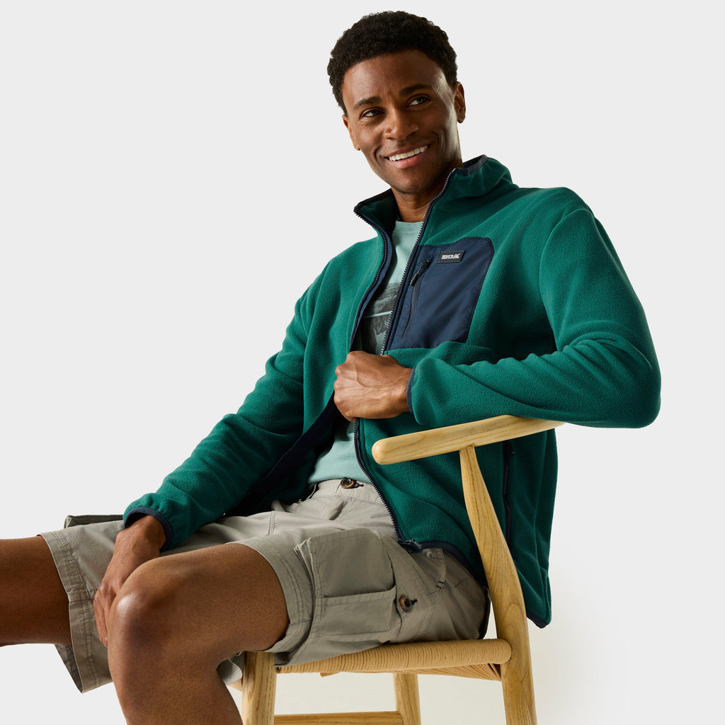 Men's Frankie Half Zip Fleece Green